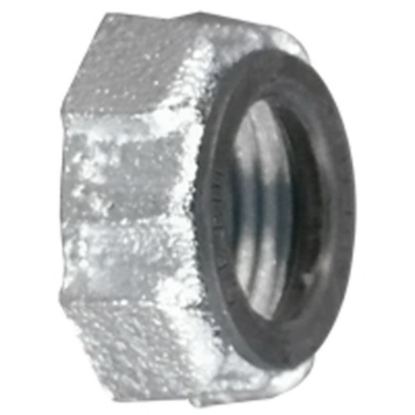 Appleton BU-50I Conduit Bushing, 1/2 in Trade, Malleable Iron, Zinc Electroplated