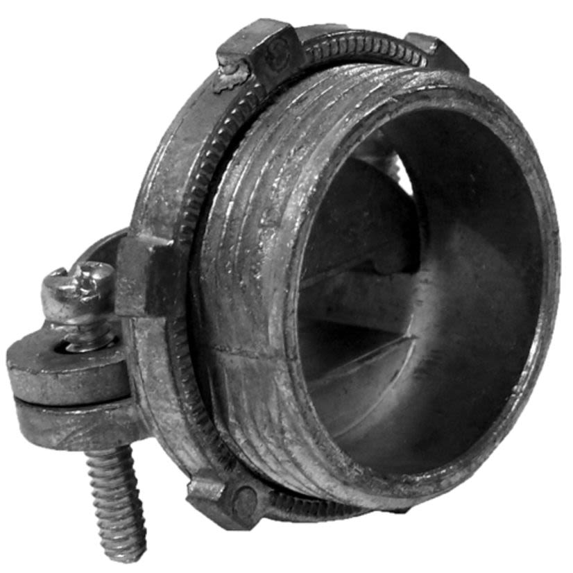 Appozgcomm NEER™ C-1250 2-Screw Service Entrance Cable Connector, 1-1/4 in Knockout, 3 AWG Conductor, Die Cast Zinc