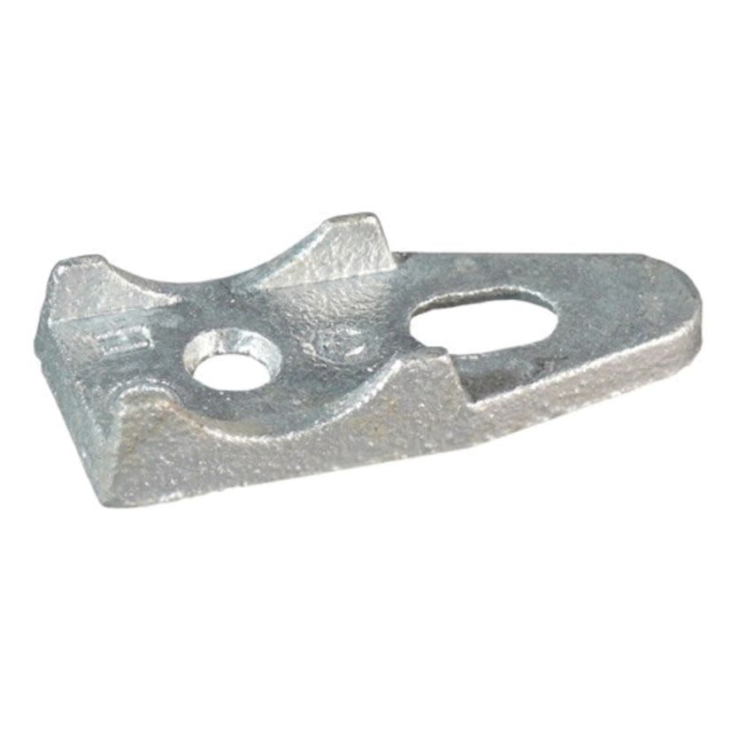 Appleton CLB-200MN Clamp Back, 2 in, For Use With IMC/EMT/Rigid Metal Conduit, Malleable Iron, Hot Dip Galvanized