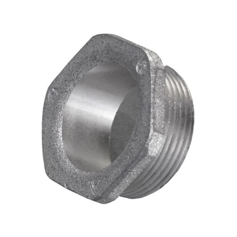 Appleton® CN-500 Bushed Conduit Nipple, 5 in, For Use With IMC/Rigid Conduit, Malleable Iron, Zinc Plated