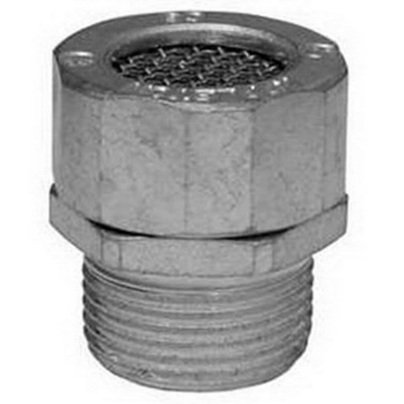 Appleton® CRN50S Dust-Ignitionproof Explosionproof Conduit Drain, 1/2 in, Steel, Zinc Electroplate