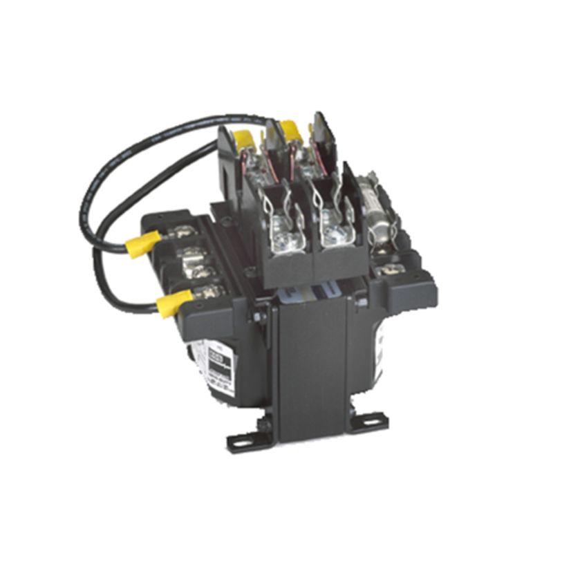Emerson Electric SolaHD E100 SBE Encapsulated Control Transformer, 240/480 VAC Primary, 120 VAC Secondary, 0.1 kVA Power Rating, 50/60 Hz, 1 Phase