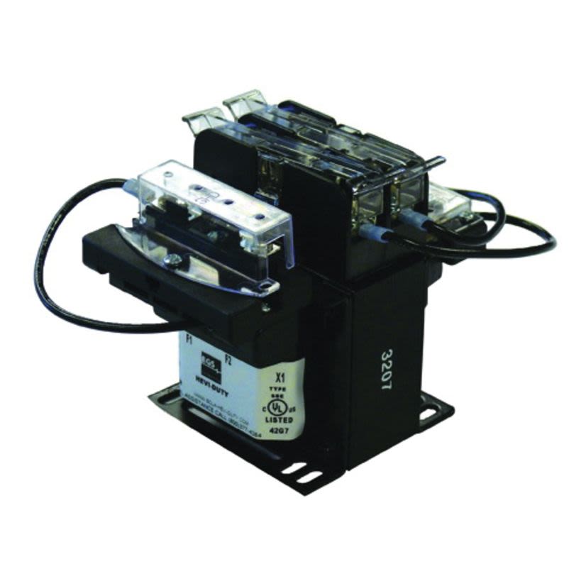 Emerson Electric SolaHD E250WA SBE Type 3AG Encapsulated Control Transformer With Finger Safe Cover, 240/480 VAC Primary, 120 VAC Secondary, 0.25 kVA Power Rating, 50/60 Hz, 1 Phase