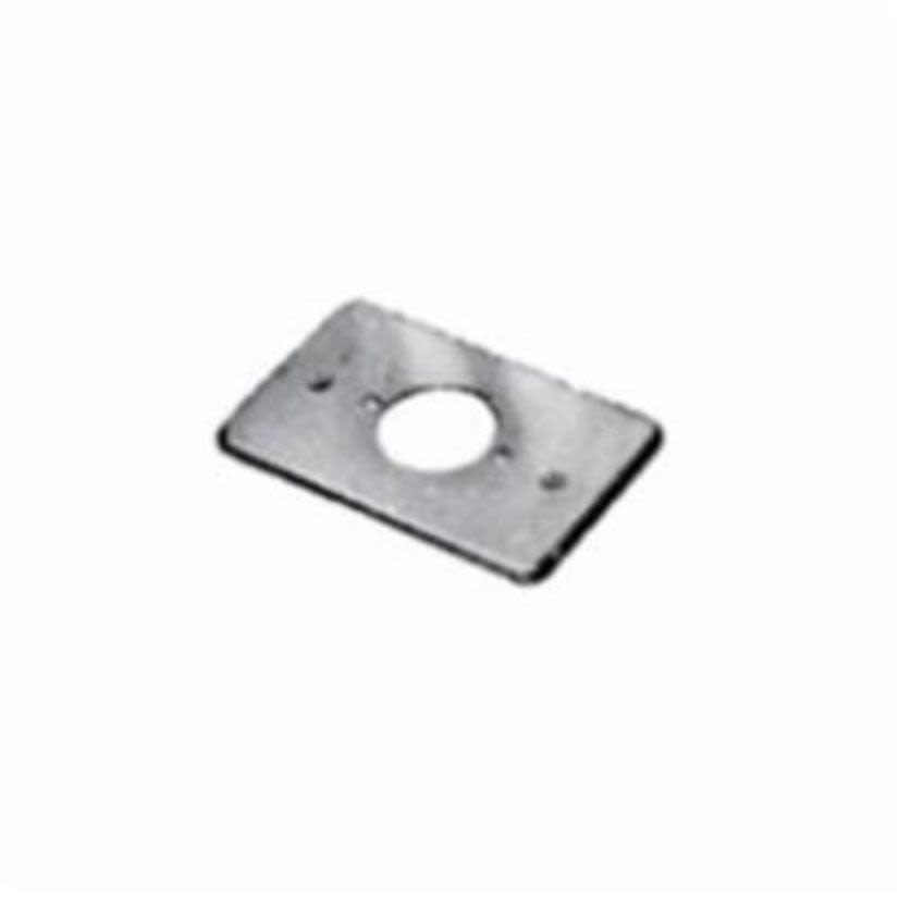 Emerson Electric O-Z/Gedney FS-1-SRCS Flat Device Box Cover, Steel