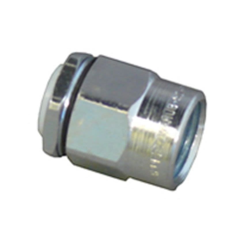 Appleton® HUB-75 Straight Conduit Hub, 3/4 in, For Use With IMC/Rigid Conduit, Steel, Zinc Electroplated