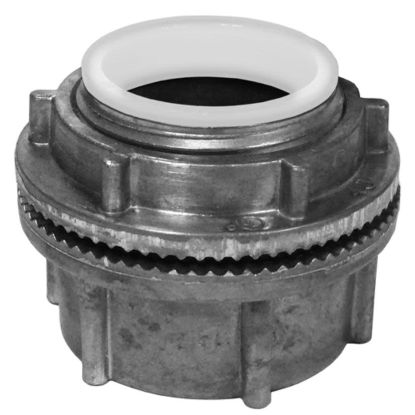 Appleton NEER HUB150DN Watertight Conduit Hub, 1-1/2 in, For Use With IMC/Rigid Conduit, Die Cast Zinc