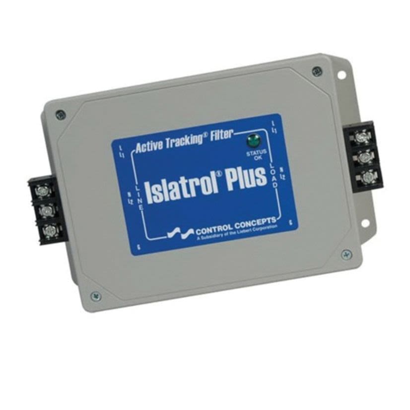 Emerson Electric SolaHD Islatrol™ Edco™ IC+130 Active Tracking Filter, 15 A at 120 VAC, 100 kHz to 50 MHz Bandwidth, 2 Wires, Plastic