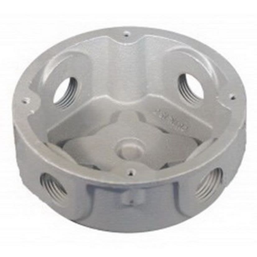 Appleton® UNILETS™ JBX-75 Conduit Outlet Box, 3/4 in Hub, Malleable Iron, Triple Coated