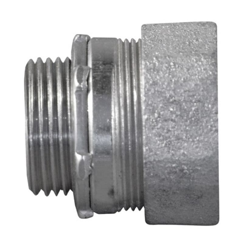 Appleton® NTC-125 Compression Connector, 1-1/4 in Trade, For Use With Threadless Rigid Conduit, Malleable Iron/Steel