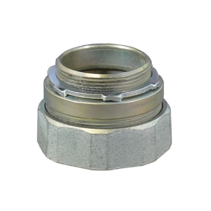 Appleton NTC-300 Compression Connector, 3 in Trade, For Use With Threadless Rigid Conduit, Malleable Iron