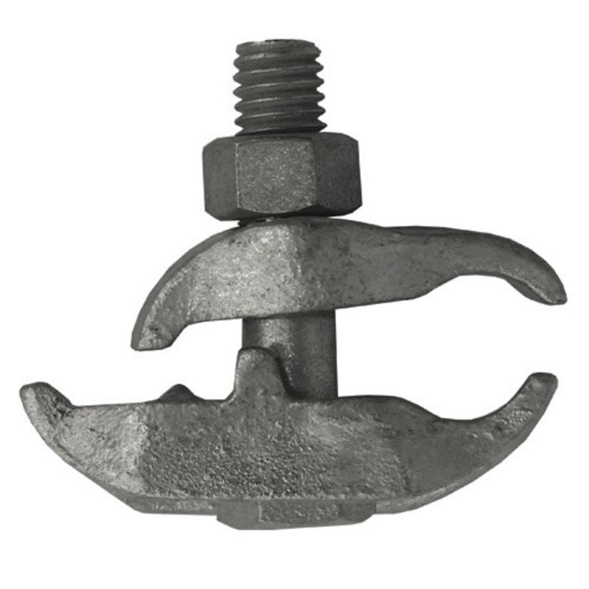 Appleton PC-200PAR Parallel Conduit K-Clamp, 2 in, For Use With EMT/IMC/Rigid Metal Conduit, Malleable Iron, Hot Dip Galvanized