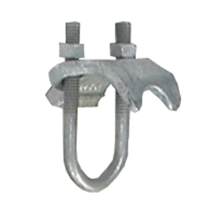 Appleton PC-50RA Right Angle Conduit K-Clamp, 1/2 in, For Use With EMT/IMC/Rigid Metal Conduit, Malleable Iron, Hot Dip Galvanized