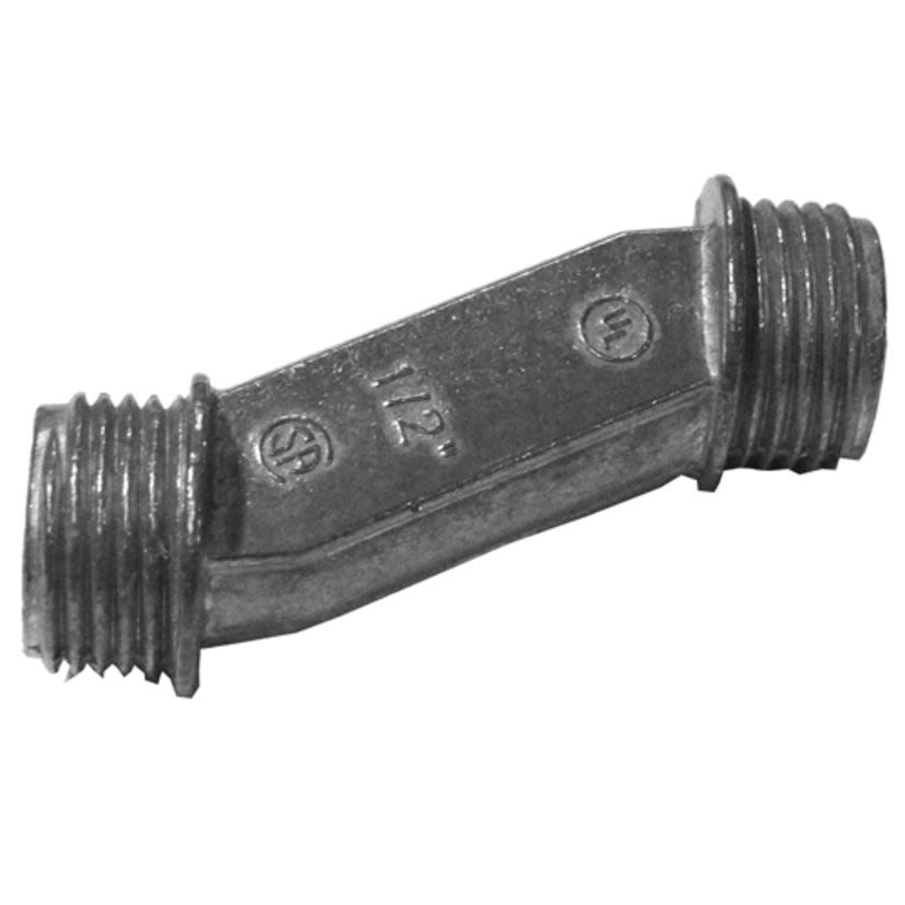 Appleton NEER RN-150 Offset Conduit Nipple, 1-1/2 in, For Use With Cabinets and Enclosures, Die Cast Zinc