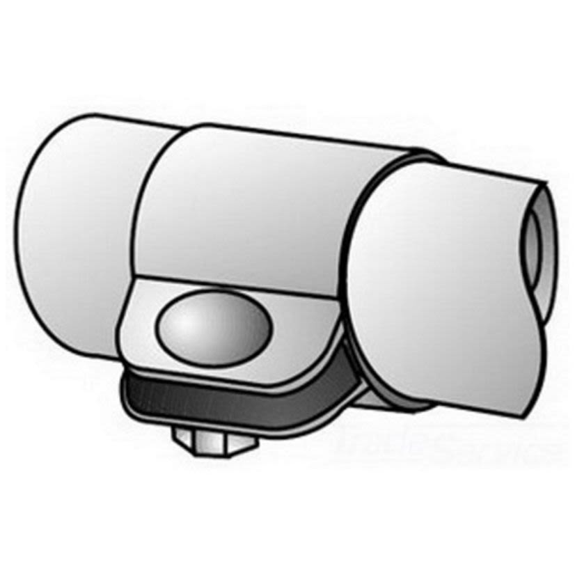 Emerson Electric O-Z/Gedney SSP-75 Split Conduit Coupling, 3/4 in, For Use With IMC/Rigid Conduit, Malleable Iron, Zinc Plated