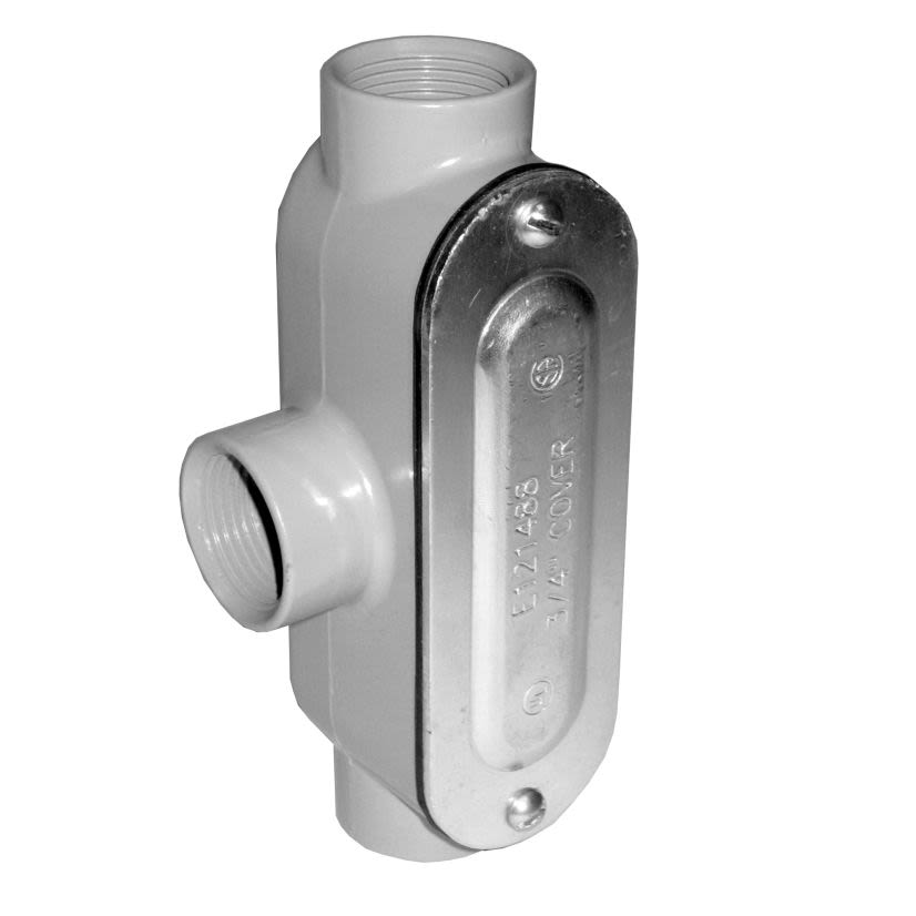 Appleton NEER TC75DCG Type TC Conduit Outlet Body, 3/4 in Hub, 7.3 cu-in Capacity, Die-Cast Aluminum, Epoxy Powder Coated