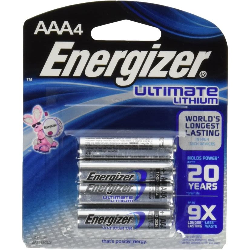 ENERGIZER L92 ULTIMATE LITHIUM AAA BATTERY - BULK PK OF 24/CS