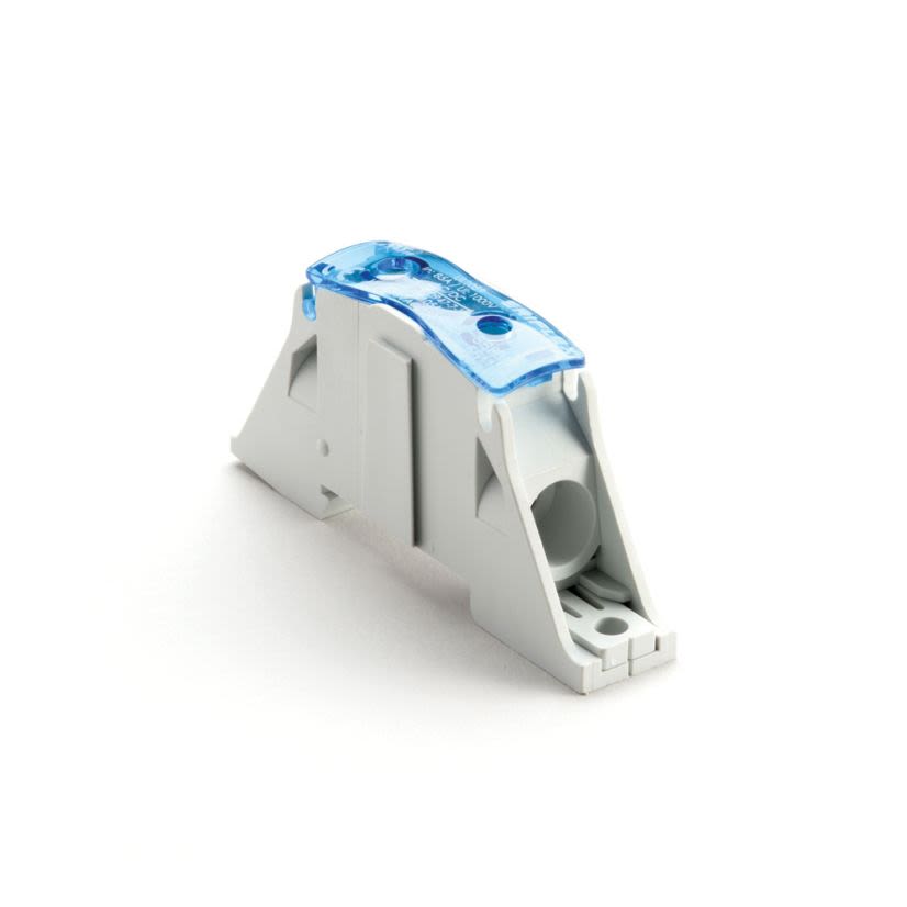 nVent ERIFLEX SB80AL Power Block, 1000 V AC/1000/1500 V DC, 85/105 A, 16 to 4 AWG, 16 to 10 AWG Wire, Aluminum/Thermoplastic