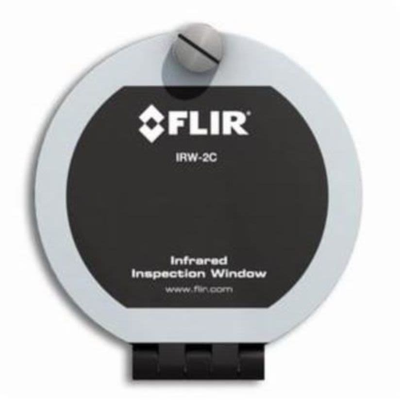 FLIR IRW-3C Infrared Inspection Window, 3 in Crystal Insert, 0.07 in THK Window, Aluminum
