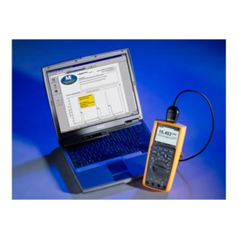 Fluke® FLUKE-289/FVF Digital Multimeter Kit, 1000 VAC, 10 A, 50 Ohm to 500 MOhm, VGA Dot Matrix Display