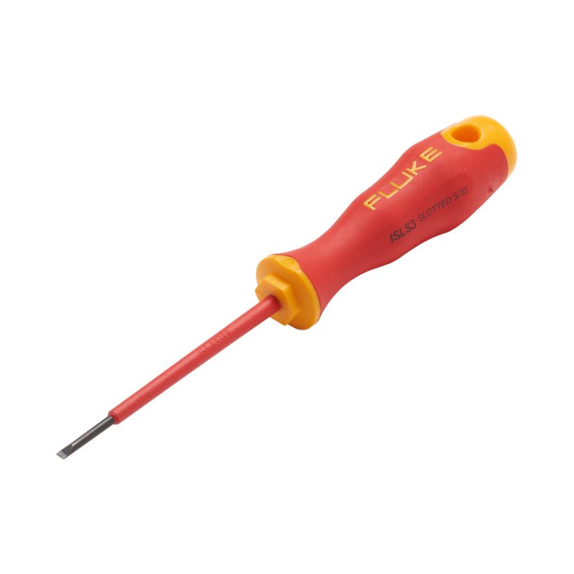 Fluke ISLS8 Screwdriver, 1/4 in Slotted Point, ASTM F1505