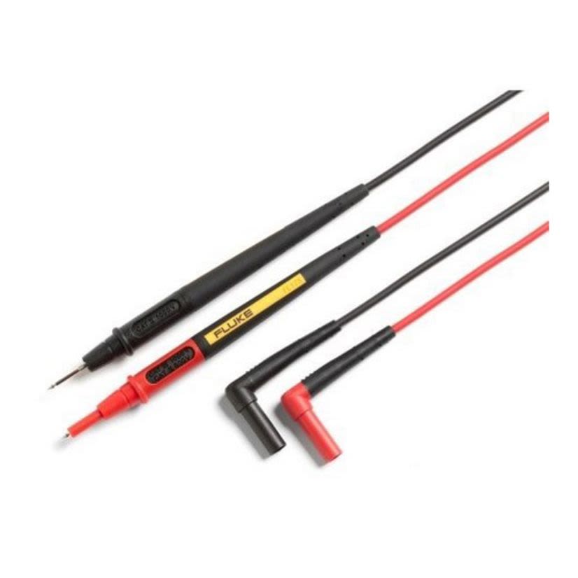 Fluke® TwistGuard® TL175E Test Lead Set, Silicone, Black/Red