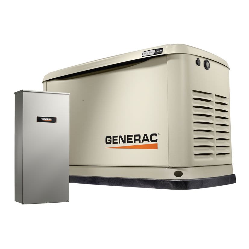 Generac G0071770 Guardian Home Backup Generator, 240 V, 66.7 A, 60 Hz, 16 kW Power Rating