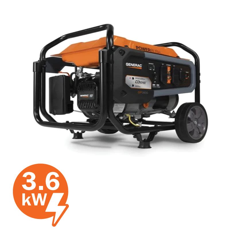 Generac 7721 GP3600 Portable Generator - 3600 W