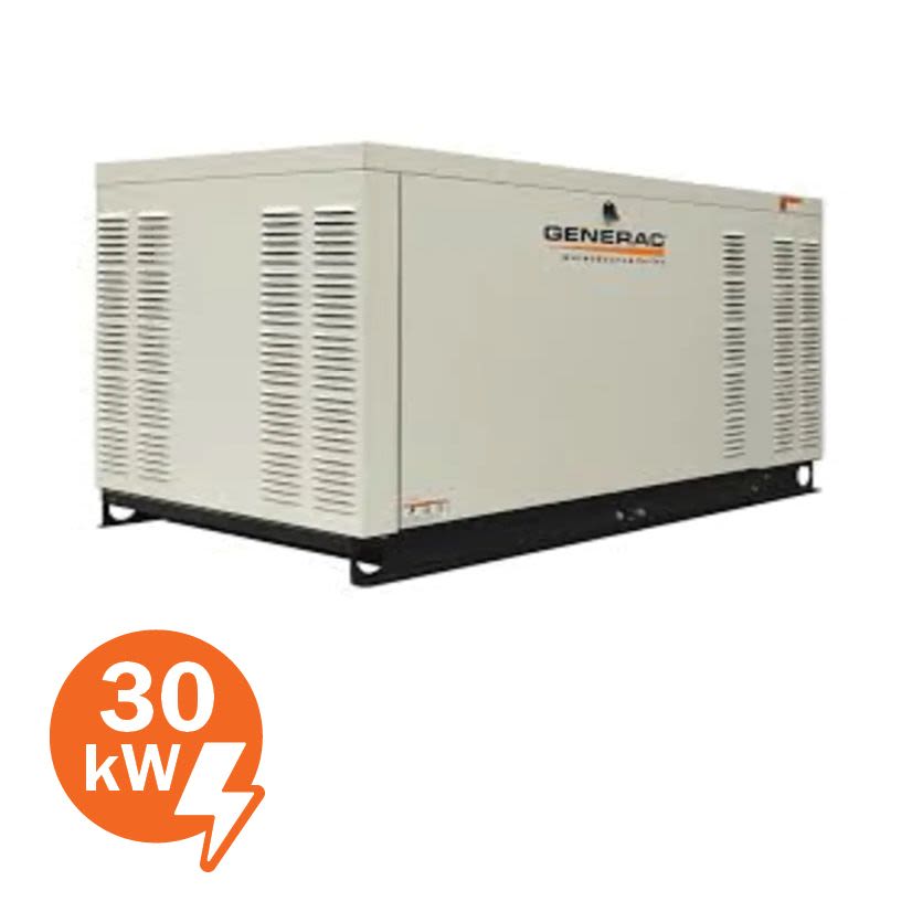 Generac QT03015ANSX 30 kW Emergency Standby Power Generator