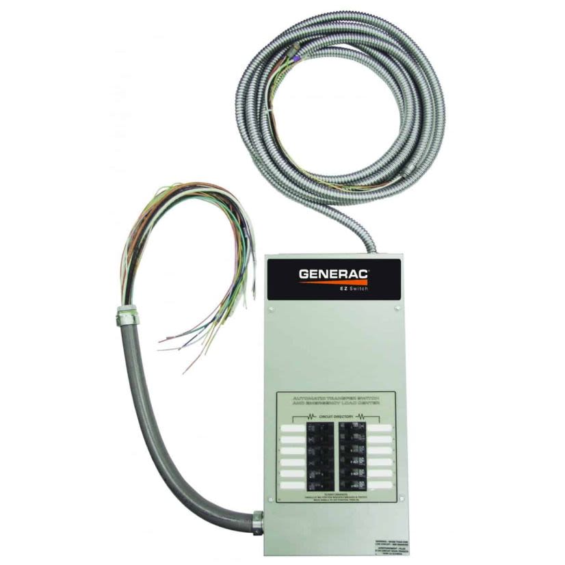Generac RTS12EZA1 EZ Switch Pre-Wired Automatic Transfer Switch w/12 Circuit Load Center