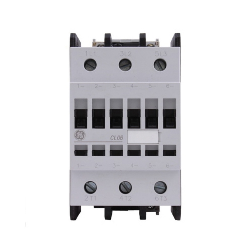 GE CL06A300MJ CL Series Non-Reversing IEC Contactor, 110/120 V AC V Coil, 50 A, 1NO-1NC Contact, 3 Poles