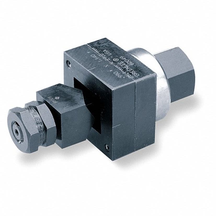Greenlee 60043 Rectangle Knockout Punch Unit, 0.866 x 1.654 in Dia