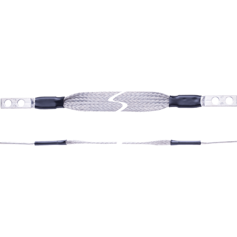 Harger® GS12094242A1/4 Ground Strap 1/2x.094x24