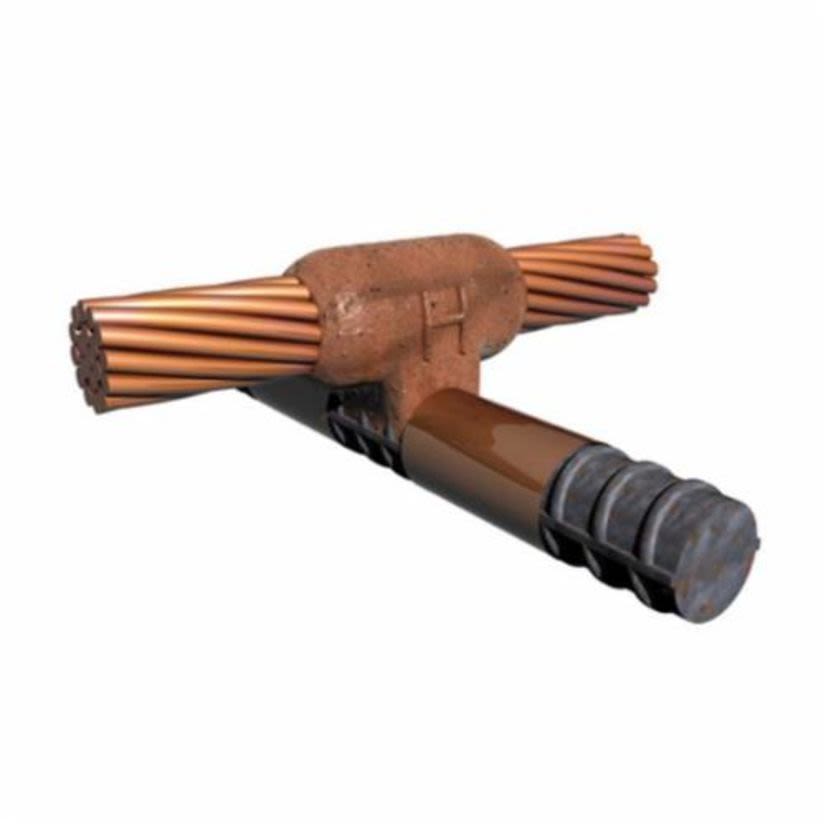 Harger Ultraweld RO6L4/0B Type RO Weld Metal Mold, 4/0 AWG Conductor, Cable to Rebar Connection, Graphite