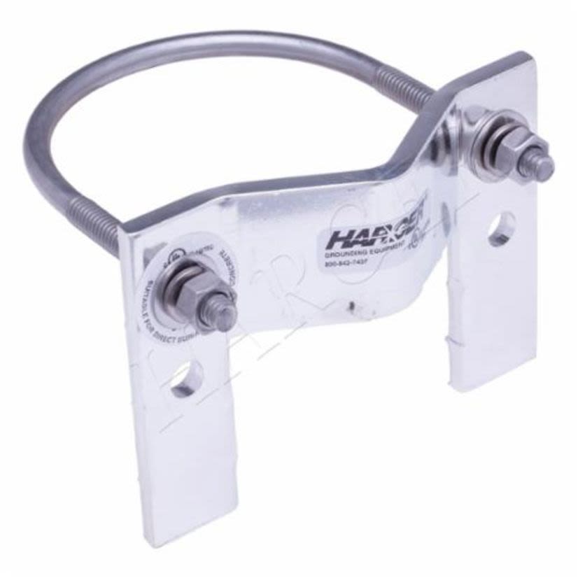 Harger® UPC1.5/2 Universal Pipe Clamp, 1-1/2 to 2 in Pipe, Copper