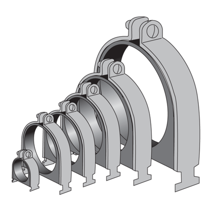 Haydon C-100050, 74610D,  H-Strut Cushion Clamp for 1/2 Inch Tube, ZTC Domestic Cushion Clamp