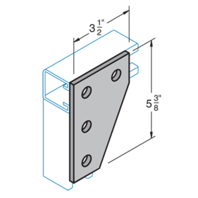 Haydon F-218 Four Hole Corner Connector