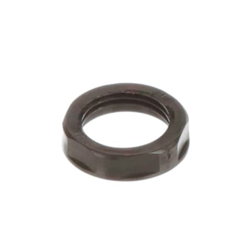 Heyco® 8463 Locknut, 1/2 in NPT, Nylon, Black