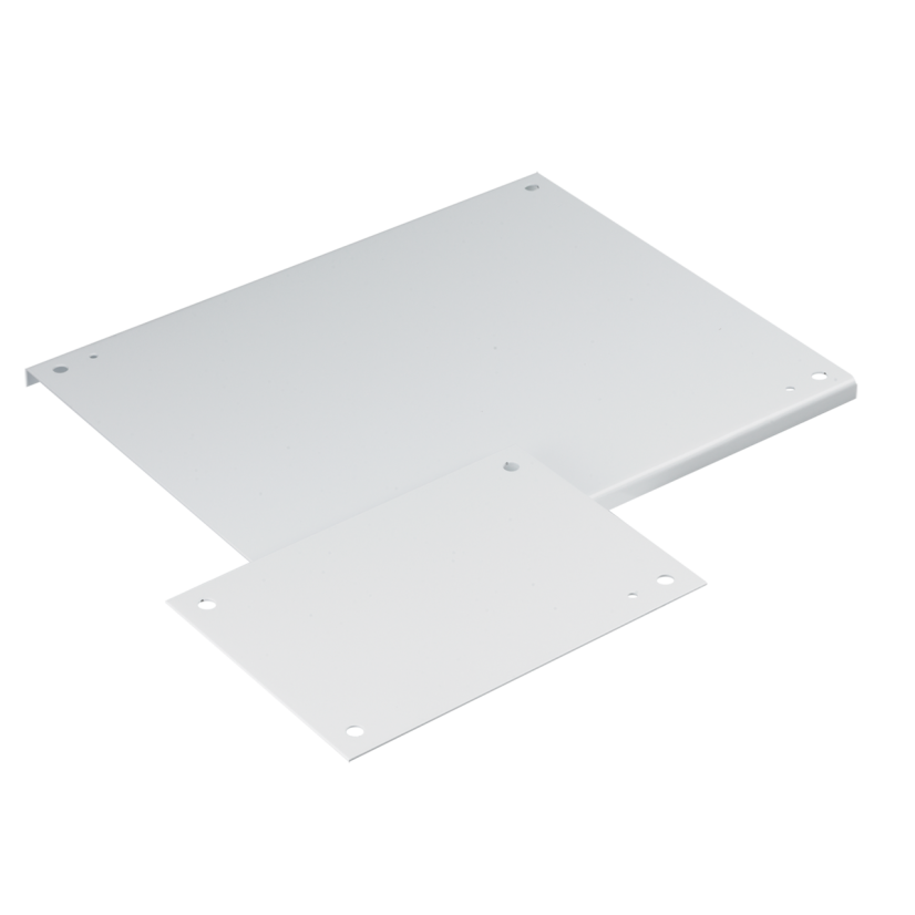nVent HOFFMAN A16P12 PNLWM Enclosure Panel, 9 in W x 13 in H, 12 ga Steel, White