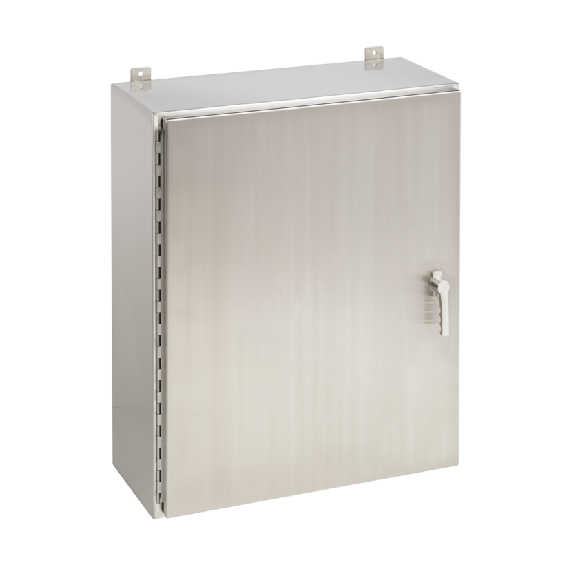 nVent HOFFMAN A48H3616SS6LP3PT A4SW3 Enclosure, 48 in L x 36 in W x 16 in D, NEMA 4X/IP66 NEMA Rating, 316L Stainless Steel