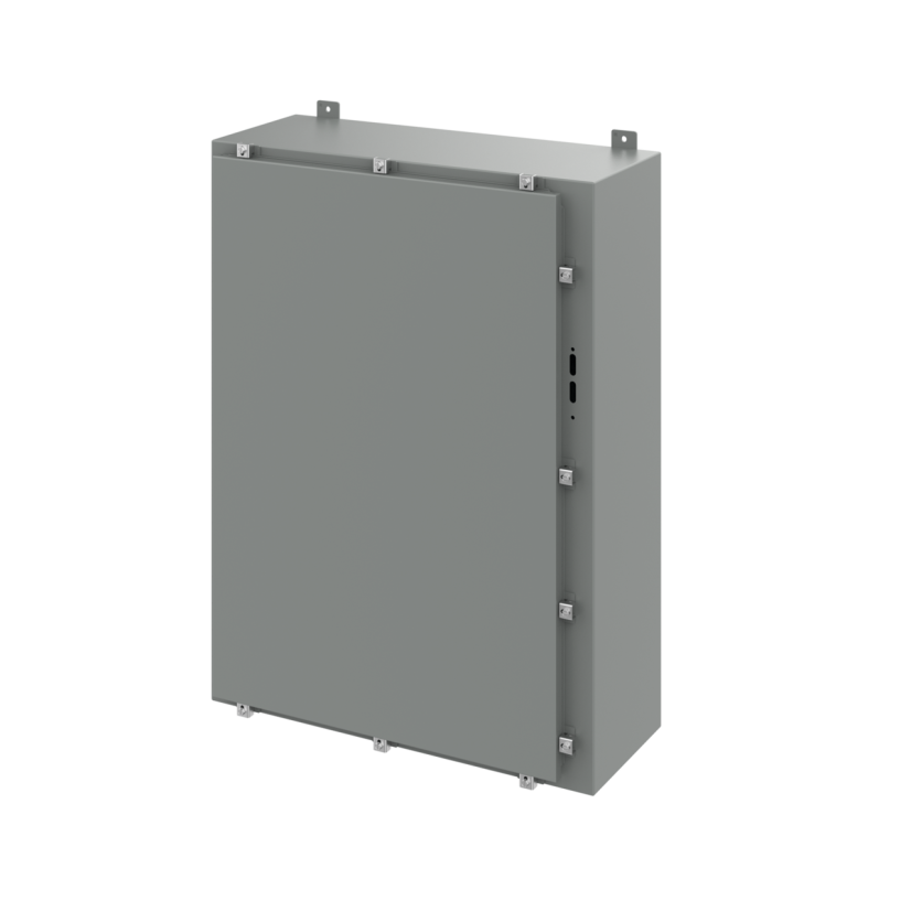 nVent HOFFMAN A42HS3712LP A19 Disconnect Enclosure With Clamp, 42 in L x 37.38 in W x 12 in D, NEMA 4/IP66 NEMA Rating, Steel