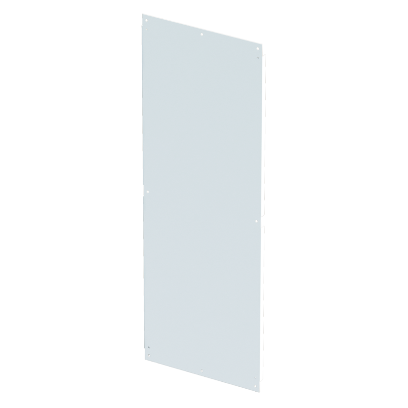 Hoffman A72SMP20 PNL30 Side Mounted Panel, 20 in W x 60 in H, 12 ga Steel, White