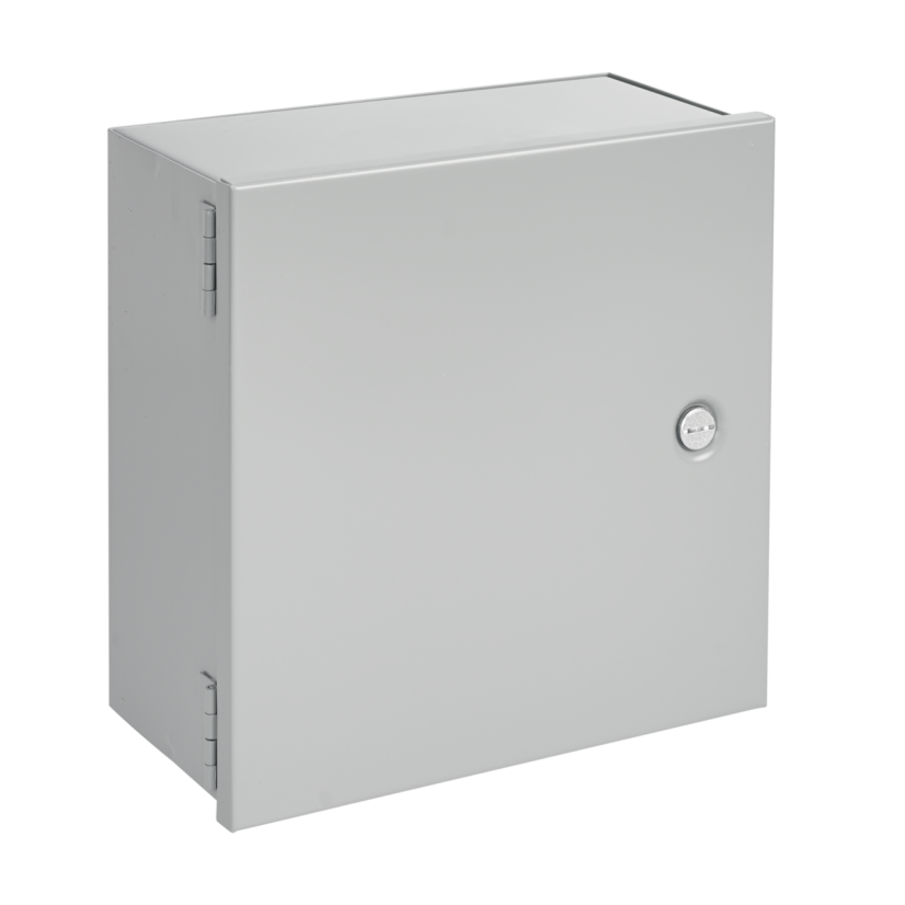 nVent HOFFMAN A10N86 A1SM Small Enclosure, 10 in L x 8 in W x 6 in D, NEMA 1/IP30 NEMA Rating, Steel