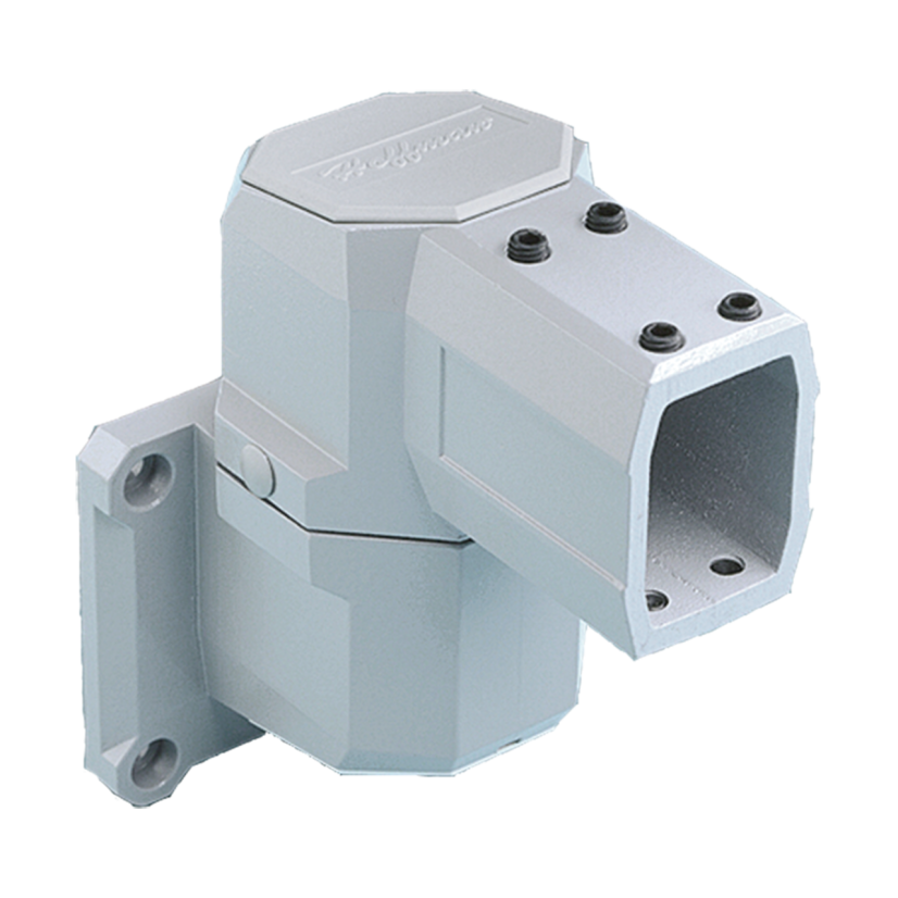 nVent HOFFMAN CS4 Horizontal Wall Joint, 6.99 in L, For Use With COMPACT™ Series 2 Pendant Arms, Aluminum, Light Gray