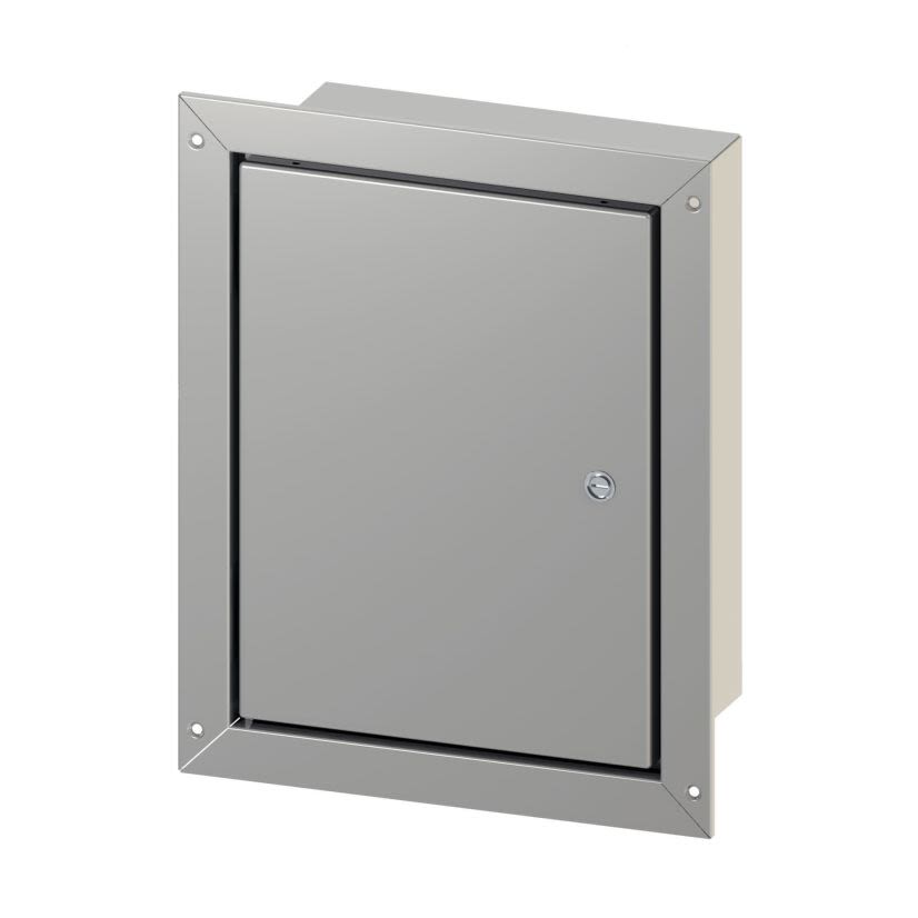 nVent HOFFMAN CONCEPT CFM20166 CW1 Enclosure, 20 in L x 16 in W x 6 in D, NEMA 4/12 NEMA Rating, Steel