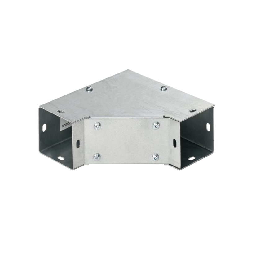 nVent HOFFMAN F4490EINGV Type 1 Inside Opening Flat Cover Wireway Elbow, 8 in L x 8 in W, 90 deg Bend, Steel