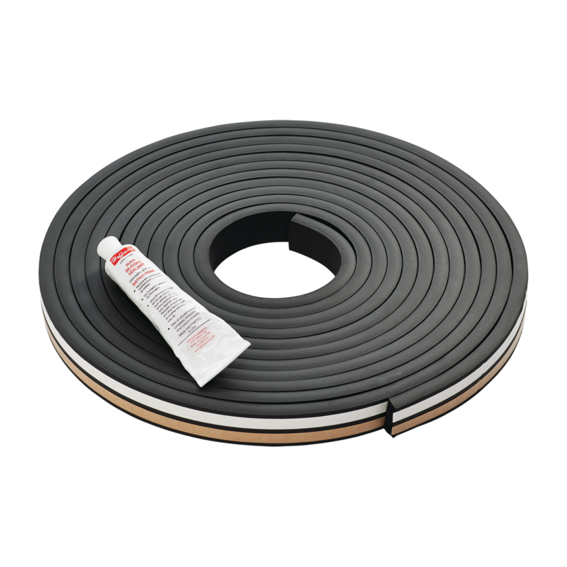 nVent HOFFMAN A80 Gasket Kit, 20 ft L x 5/8 in W x 1/4 in THK, For Use With Wall Mount Enclosures, EPDM