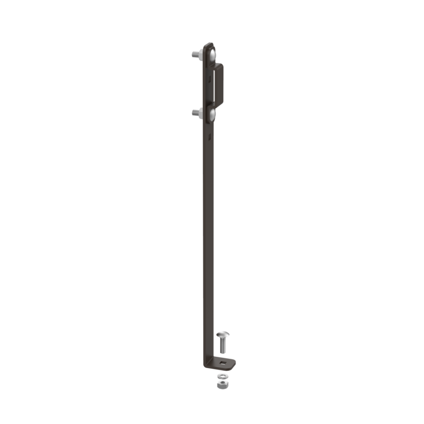 nVent HOFFMAN LEK6B DCR Runway Elevation Kit, For Use With 6 in W Ladder Rack, Steel, Black