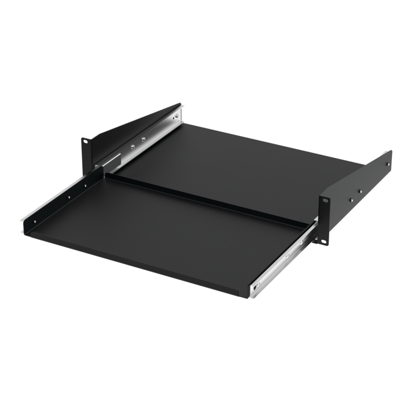 nVent HOFFMAN P19KBSM DACCY Pull-Out Shelf, 3-1/2 in H x 18.31 in W x 12.42 in D, 2RRU Rack, Steel