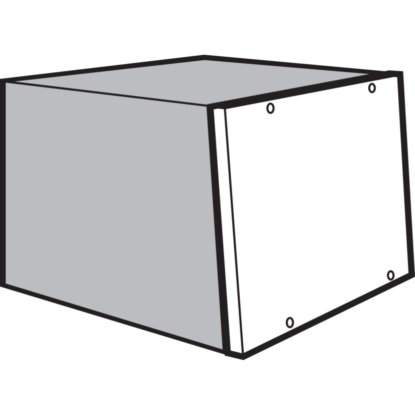 nVent HOFFMAN ProLine™ PCS78F P9 Enclosure Cover, 31.17 in W x 0.87 in D, For Use With Upper Front of Sloped Fronts, Steel