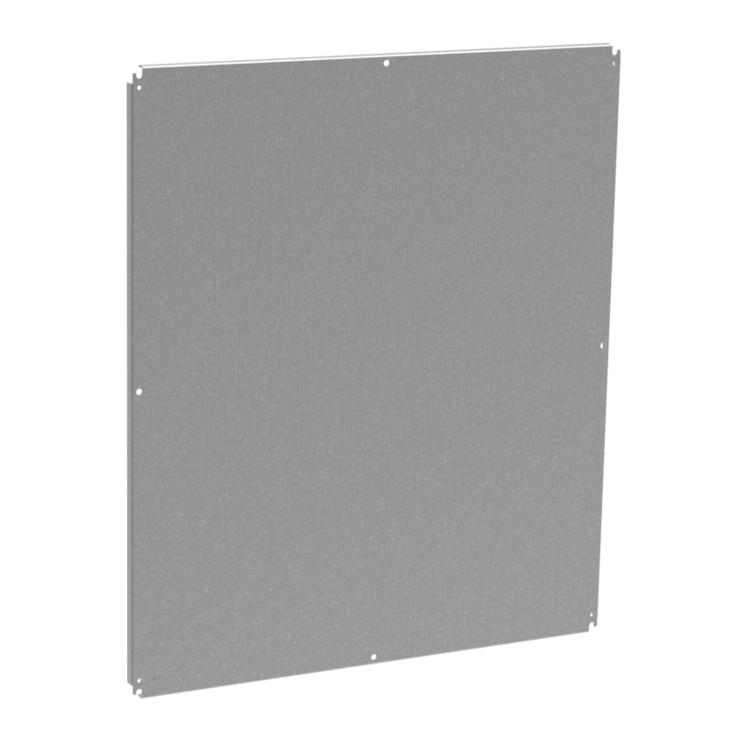 nVent HOFFMAN ProLine™ PP1115G P20 Full Back Panel, 1021 mm H x 1478 mm W, For Use With ProLine™ 1021 mm H x 1478 mm W Frames and Gold Series NEMA 12 PGLD12165DC Double Bay Desk Console Enclosures, Steel